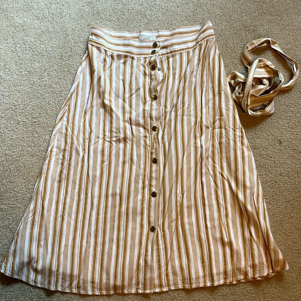 LOFT Cute A-Line Skirt Women’s 4